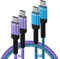 USB C to C Fast Charger Cable, [3FT+6FT] 60W Type C Phone Charger Cable Fast Charging Lead for Samsung Galaxy S24 Ultra S23 S22 S21 FE S20 A14 5G A15 A34 A54 A55, iPhone 15 Plus Pro Max, MacBook Pro