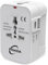 Universal Reiseadapter mit 1USB und 1 USB C,PIGADA TA02 Internationaler Steckdosenadapter, Reisestecker Adapter Weltweit für Deutschland USA England Thailand Italien Australien