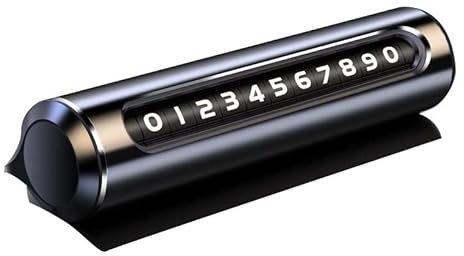 HAAFDT Car Parking Number Plate, For Tesla Model 3 Model Y Temporary Parking Plate, Car Dashboard Temporary Parking Number Plate,B