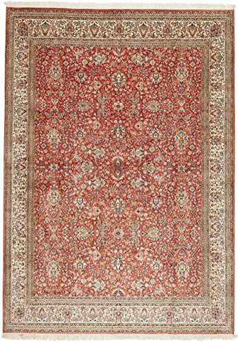 Nain Trading Kaschmir Reine Seide 219x306 Handgeknüpft Orientteppich Teppich Seide Indien