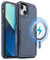 MOBESV Magnetisch Hülle für iPhone 13 / iPhone 14 6,1 Zoll, Handyhülle kompatibel mit MagSafe, Matte Stoßfeste Cover, Königsblau