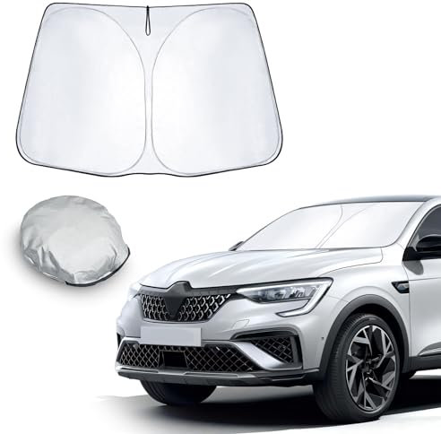 CDEFG Compatible con Renault Arkana 2021-2024 2025 Parasol Coche Delantero Parabrisas Protector Plegable Mejor Fresco-Parasol Arkana RS Line E-Tech Accesorios