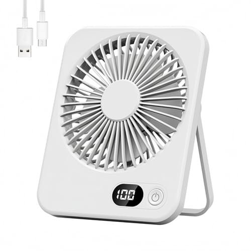 Ventilatore Da Scrivania,Ventilatore Piccolo,Ventilatore Portatile Usb,Ventilatore Usb Da Scrivania,Ventilatori Da Tavolo,Ventilatore Scrivania,5 Velocità Per La Camera Da Letto,Ufficio,Cucina