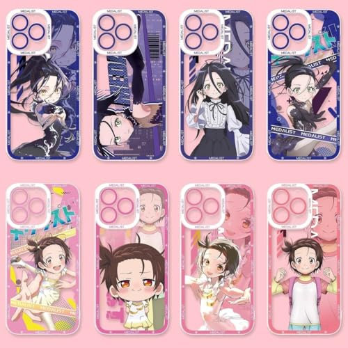 Medalist Smartphone Case iPhone 16 Case, TPU Transparent Soft Shell Cute iPhone Case Protective Case for iPhone 15/14/7/8/11/12/13/X/Xs/pro/ProMax, Birthday Gift (iPhone 16 plus,8) [Parallel import