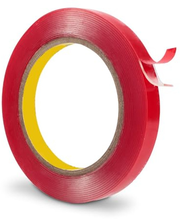 IEBTAWN 1 Stück Doppelseitiges Klebeband, Doppelseitiges Klebeband Extra Stark, 3m Doppelseitiges Klebeband, Vhb Schaumstoffband, Wasserfest, Hochtemperaturbeständig, Für Diy, Büro, Heimdekoration