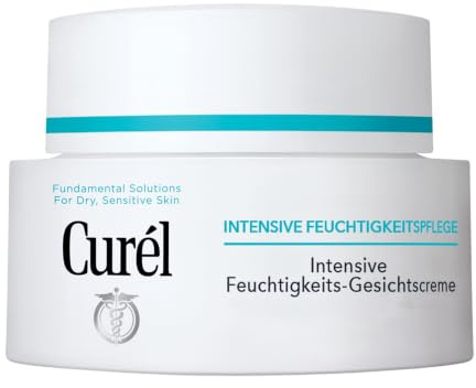Curél Intensive Feuchtigkeits-Gesichtscreme - Für trockene, empfindliche Haut - Nährt intensiv - Mit Ceramiden