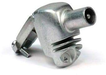 CABLEPELADO Conector CEI blindado Macho | Conector CEI acodado blindado contra interferencias LTE Macho para Cable coaxial | Clase A+ | Apto para Cables coaxiales hasta 7.5mm | Macho