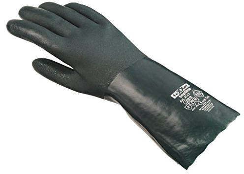 teXXor Handschuhe Chemikalienschutzhandschuhe PVC GRÜN grün 10