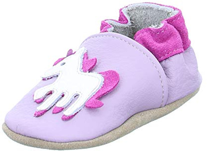 Beck Mädchen Krabbelschuh Mädchen mit MotivLauflernschuh