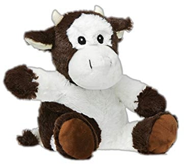 Pelucho - Peluche Bouillotte Vache - Made in France - Lavande et blé - Chaleur - Bien être - Douceur - Bouillotte sèche - Bouillotte Bébé - bouillotte micro-onde