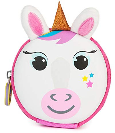 boppi Tiny Trekker Reisetasche mit Karabinerhaken für Kinder – Mini-Reisetasche mit Reißverschluss für Kinder, Einhorn