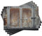 ABAKUHAUS Industriel Lot de Sets de Table en 4 pièces, Locomotive de Train électrique, Tissu Lavable pour Salle à Manger et Cuisine, 30 cm x 45 cm, Gris Brun