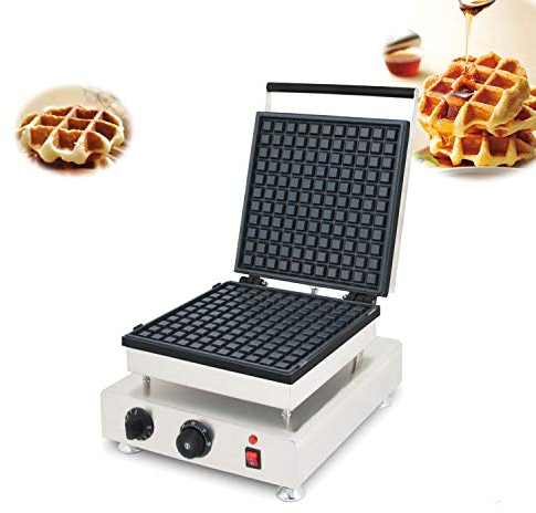 CGOLDENWALL Waffle Maker Iron Machine | Non-Stick Coating | Deep Cooking Plates | Adjustable Temperature Control | Stainless Steel Mould | 1800W High Power |110V 220V Electric (220V)