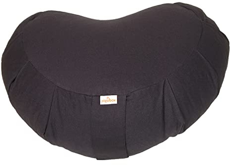 Yogabox Meditationskissen Zafu Zen Halbmond Basic mit Zip