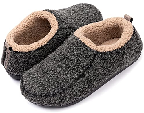 RockDove Men's Nomad Slipper with Memory Foam, Size 12/13 UK Men, Black