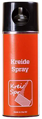 BERASIT Kreidespray, professionelle Sprühkreide für Markierung und Kennzeichnung, schnell trocknend, 400 ml, schwarz, Versandeinheit= 6 Dosen