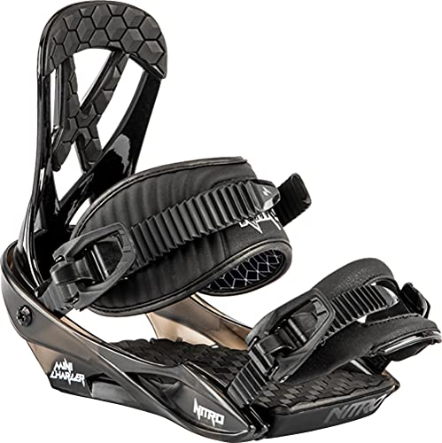 Nitro Unisex Jugend Mini Charger BDG (polybag) ´22 Snowboardbindung, Black, S