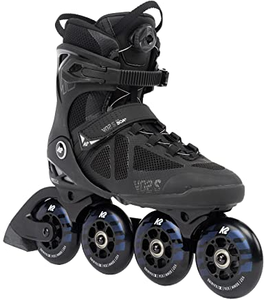 K2 Skates Unisex Inline Skates VO2 S 90 BOA, Black - Night, 30G0132.1.1.105