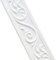 Hoomall Waterproof Wallpaper Border 3D Self Adhesive Trim Line Skirting Decal Removable Room Tiles Sticker for Kitchen Bathroom (White, 230×4.8cm)