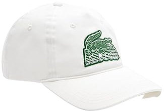 Lacoste RK6846 Caps and Hats, Blanc, TU Unisex