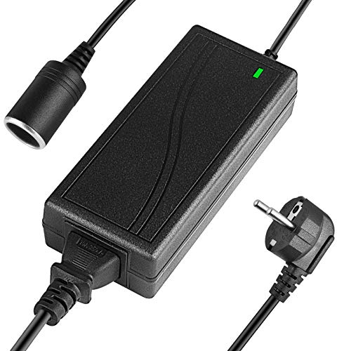 Shentian Auto Zigarettenanzünder Steckdose AC auf DC Adapter 240V bis 12V 6A Universal Autoladegerät Stromversorgung, Autoladegerät Konverter(72W)