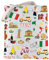 LEVLO Italien-Reisetasche, Rom, Souvenir, Geschenk, Pisa-Turm, Kolosseum, Venedig, Karneval, Reißverschluss, Italien-Ausflug, Geschenk, Italienische Tragetasche, L