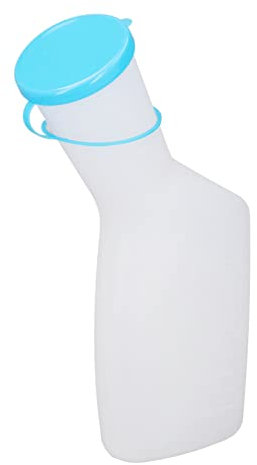 Botella para Orinal, Colector de Botellas para Orinal, Botella Porttil a Prueba de Derrames para Orinar con Tapa y Embudo para Hombre y Mujer (1000ml macho