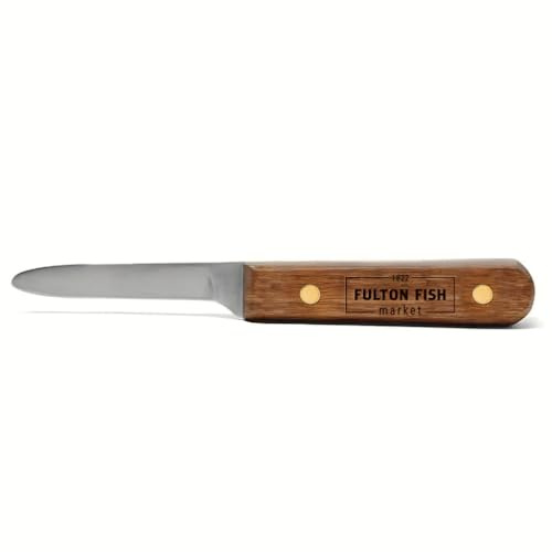 Fulton Fish Market Heavy Duty Stainless Steel Grill Side Clam Knife