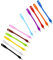 Zerodeko 12pcs Silicone Cup Markers with Perforation Design Reusable Drink Identifiers for Wine Glasses Parties and Events Recognition