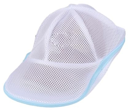 Kanylavy Simple Hat Wash Protector Baseball Cap Cleaner Laundry Bag Wash Hat Bag Washing Machine Mesh Bag New 2Pcs, Durable