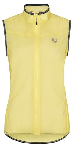 Ziener Damen NAWINA Windweste - Fahrrad|Mountainbike|Outdoor - winddicht,atmungsaktiv,wasserabweisend, pineapple, 38