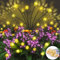 Solarlampen für Außen Garten, 2 Stück 8LED Glühwürmchen Swaying Solarleuchten Neu Aufgerüstet Optional Modi Garten Solarleuchten für Außen für Gartendeko Pathway Yard Patio Dekoratives