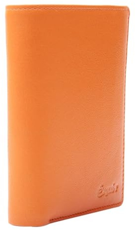 Esquire Leder Geldbörse Peru Wallet Orange