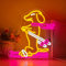 Horseneon Panneau néon pour chien skateboard, traîneau, teckel décoration murale intensité variable panneau lumineux pour chambre à coucher animalerie amoureux des chiens