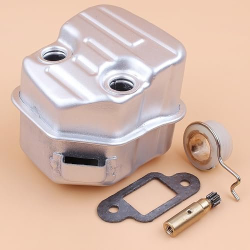 4 stücke Auspuff Öl Pumpe Schneckengetriebe Kit for STIHL MS171 MS181 MS181C MS 181 171 Benzin Kettensäge Teile 1139 140 0604