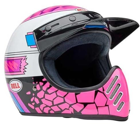 BELL HELMET MOTO-3 DEATHSPRAY PINK/PURPLE M ECE6