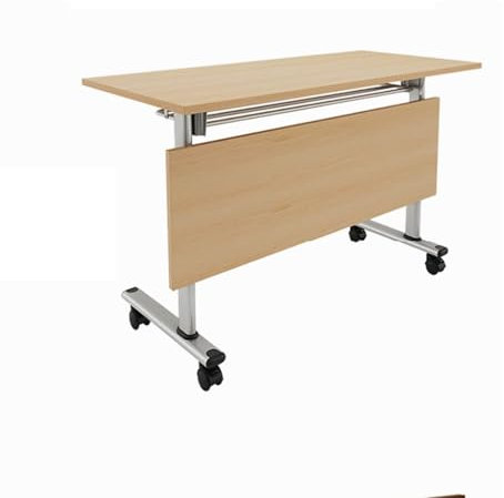 Klappbarer Konferenztisch Mit Lagerregal,Klappbarer Schreibtisch Auf Rollen,großer Konferenz-Besprechungstisch,mobiler Schulungstisch Mit Rollen,modularer Seminartisch Für Büro Zuhause Klassenzimmer(1