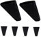 Artibetter Silicone Air Fryer Rack Feet Sleeves 6 Pack Dishwasher Safe Heat Resistant Protects Your Air Fryer Rack