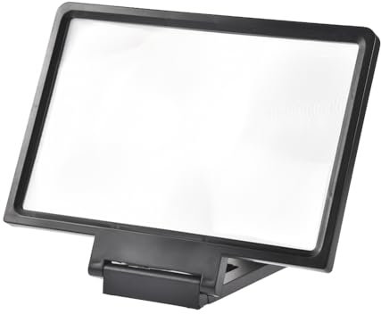 Ampliación de pantalla - Proyector de teléfono plegable, pantalla móvil Enlarger | Tecnología visual 3D para comodidad visual, espectador de películas portátil para smartphones, regalo para hombres en
