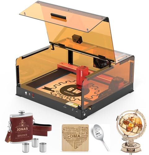ATOMSTACK A6 Ultra 6W Pro La ser Engraver with B3 Enclosure Dust Cover 6W Laser Engraver One-Piece Body Frame
