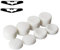10 en 1 analogique relief antidérapant pouce bâton Grips Sticks analogiques Joystick Cap Coque avec barre lumineuse LED Autocollant Stickers pour PS4 Pro fin, PS3, Switch Pro, Wii U, PS2 Controller