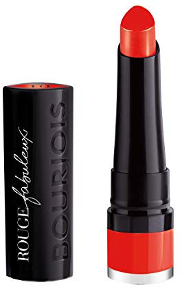Bourjois Rouge Fabuleux Bullet Lipstick, 010 Scarlet it be, 2.3g