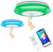 chysongoods 24W Φ30cm Sternenhimmel Deckenlampe Musik LED Deckenleuchte Mit Bluetooth Lautsprecher App Fernbedienung Und RGB Farbwechsel Lampe Dimmbar Für Badezimmer Schlafzimmer Kinder Jungen