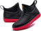GURGER Stivali di Gomma Uomo Bassi Stivali da Pioggia Stivaletti Corti Stivaletto Impermeabili Wellington Boot Nero Rosso 44 Taglie