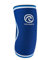 Rehband Rx Ellenbogenbandage Kraftsport, 5mm Neopren Ellenbogenschoner stabilisiert Muskeln & Gelenk, unterstützende Armbandage Ellenbogen, Farbe:Blau, Größe:M