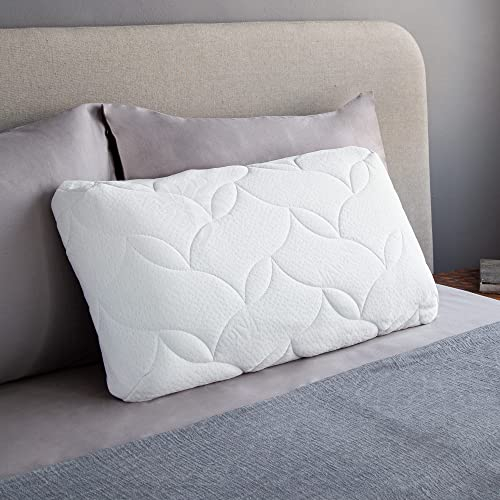 Komfortec Memory Schaum Orthopädisches Nackenstützkissen 70x36x8 cm, Kopfkissen mit Aloe Vera & Bambus Bezug, Ergonomisches Memory Foam Kissen, Premium Qualität Nackenkissen