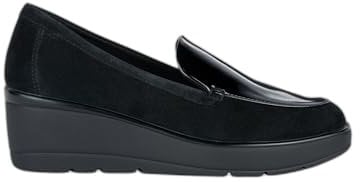 Geox Femme D Ilde B Moccasin, Noir, 37 EU
