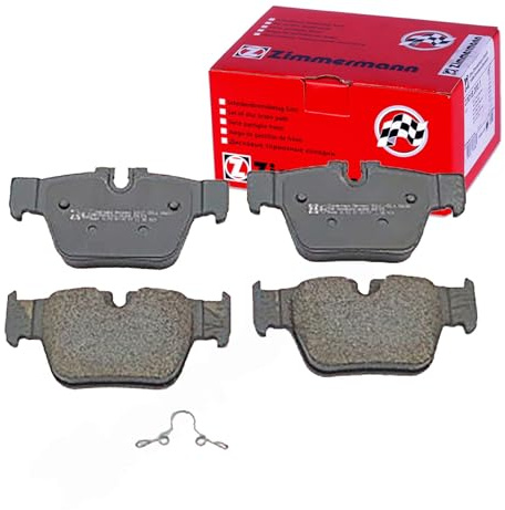 ZIMMERMANN 26212.155.1 Bremsbelagsatz Bremsbeläge Hinten mit Feder Foto entspricht Lieferumfang Kompatibel mit BMW 1 Schrägheck F40