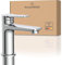 Wasserwerk Badarmatur WT12 | Waschbeckenarmatur für Badezimmer | Wasserhahn Bad | Einhebelmischer Waschbecken | Made in Germany | Chrom