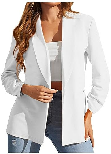 Cardigan Weiblich Langärmlig Polyester Reverskragen Cordjacke Plissee Einfarbige Jacken Frau Passform Offizier Herbst Classic Sanft Übergrössen